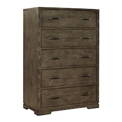 Dovetail 5-Drawer Chest, Graphite