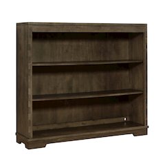 Westwood Design Dovetail Contemporary Wood Bookcase in Graphite Gray