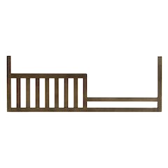 Westwood Design Dovetail Contemporary Wood Toddler Guard Rail in Graphite Gray