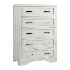 Foundry 5-Drawer Chest, White Dove