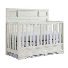 Westwood Design Foundry Traditional Wood Convertible Crib in White Dove