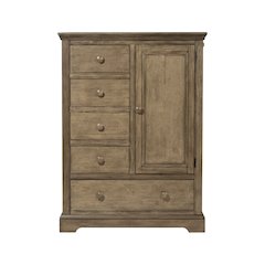 Hanley Wood Chifferobe, Cashew