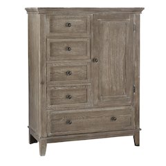 Leland Wood Chifferobe, Sandwash