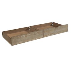 Westwood Design Leland Traditional Wood Storage Drawers in Sandwash (Set of 2)