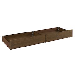 Westwood Design Olivia Wood Storage Drawers in Rosewood Brown (Set of 2)
