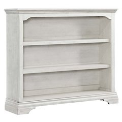 Westwood Design Olivia Traditional Wood Bookcase in Brushed White