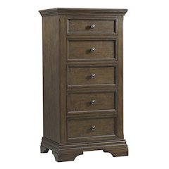 Westwood Design Olivia Traditional Wood Pier Chest in Rosewood Brown