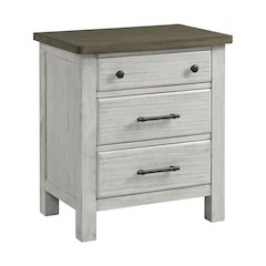 Westwood Design Timber Ridge Wood Nightstand in Weathered Washed Sierra