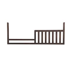 Westwood Design Taylor Farmhouse Wood Toddler Guard Rail in River Rock Brown
