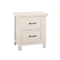Westwood Design Westfield Traditional Nightstand in Brushed White Finish