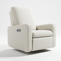 Graco Teddi Power Recliner Swivel Glider (Ivory Boucle)