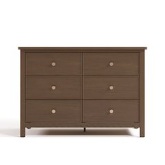Graco Sasha 6 Drawer Dresser - Hazelnut