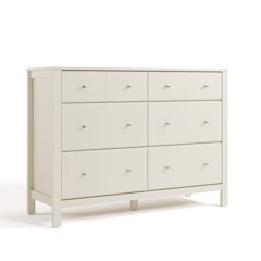 Horizon 6 Drawer Dresser - Frosted Oat