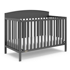 Graco Benton 5-in-1 Convertible Crib (Gray)