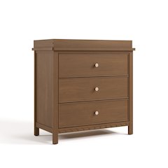 Graco Sasha 3 Drawer Chest with Changing Topper - Hazelnut