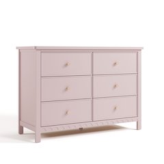 Graco Sasha 6 Drawer Dresser - Blush