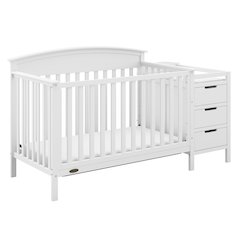 Graco Benton 4-in-1 Convertible Crib and Changer (White)