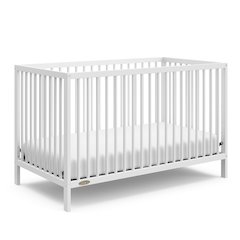 Graco Teddi 5-in-1 Convertible Crib - White