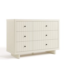 Kyoto 6 Drawer Dresser - Frosted Oat