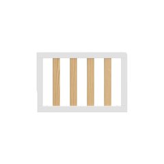 Graco Toddler Guardrail - White with Natural