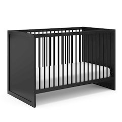 Storkcraft Calabasas 3-in-1 Convertible Crib (Black)