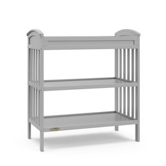Benton Changing Table with Bonus Water-Resistant Changing Pad - Pebble Gray