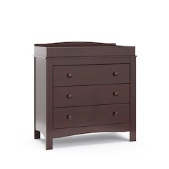 Graco Noah 3 Drawer Chest with Changing Topper (Espresso)