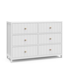 Graco Teddi 6 Drawer Double Dresser (White)