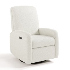 Bellwood Power Recliner Swivel Glider - Ivory Boucle