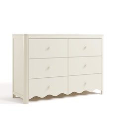 Casablanca 6 Drawer Dresser - Frosted oat