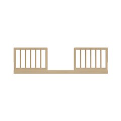 Graco Universal Toddler Safety Guardrail Kit-Dowel - Driftwood