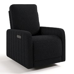 Kyoto Power Recliner - Black Boucle
