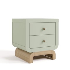 Santorini 2 Drawer Nightstand - Sage & Driftwood