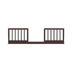 Graco Universal Toddler Safety Guardrail Kit-Dowel - Espresso
