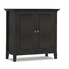 Amherst 37 inch Wide Solid Wood Transitional 2 Door Storage Cabinet