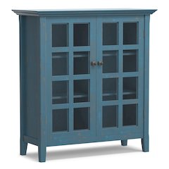 Acadian 39 inch Wide Solid Wood Transitional Medium Storage Cabinet