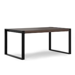 Mckenzie Dining Table In Smoky Grey