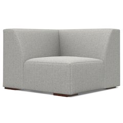 Rex Corner Sofa Module In Tightly Woven Performance Fabric