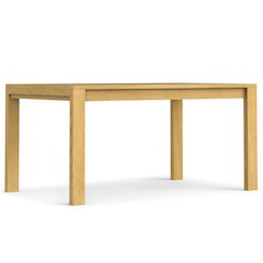 Wilson Rectangle Dining Table In Oak Veneer