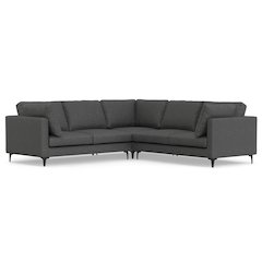 Ava Corner Sectional In Tightly Woven Performance Fabric