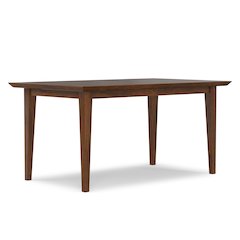 Colby Rectangle Dining Table In Walnut