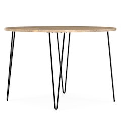 Hunter Solid Mango Wood 45 Inch Round Dining Table In Natural
