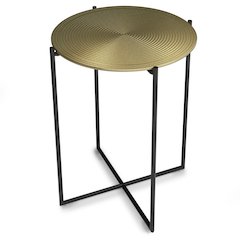 Oliver Side Table in Gold/Brass