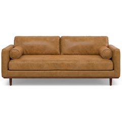 Morrison 89-Inch Sofa In Genuine Leather