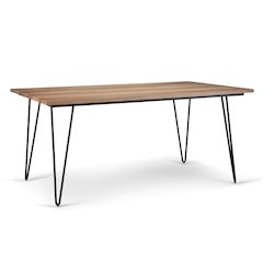 Hunter Solid Mango Wood Dining Table In Natural