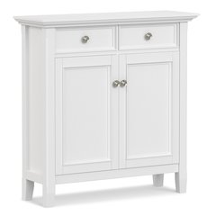 Amherst 36 inch Wide Solid Wood Transitional Storage Cabinet in White
