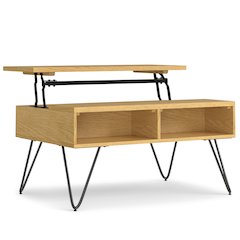 Hunter Small Lift Top Coffee Table In Oak