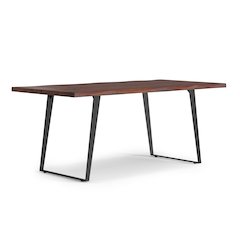 Delta Dining Table In Dark Walnut