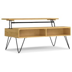 Hunter Lift Top Coffee Table In Oak Veneer