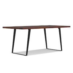Delta Dining Table In Dark Walnut